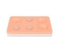 FILFEEL Silicone Cyst Skin Pad Cyst Removal Trainer with Sponge Abscess Excision Module for Suture Practice Incision Training