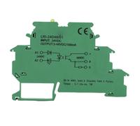 FILFEEL State Relay Terminal Compatible with Phoenix 2940207 | Ultra-Thin 6.2mm Slim Relay Module | 24VDC Input 3-48VDC 100mA Output | AgSnO2 Contactor with Yellow LED Indicator | IP20 Ra