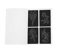 FILFEEL Stencil, 169 Patterns Semi Permanent Airbrush Temporary Template, Safe Odorless, with Various Designs, for Beginners Professional Artists