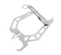 FILFEEL Telescoping Boat Hook, U Type Mooring Rope Dock Hook 304 Stainless Steel And Aluminum Alloy For Ship Parking Tool (Normal Version)