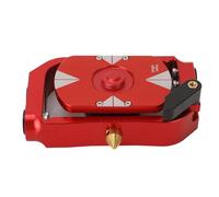 FILFEEL Total Station Rotating Prism 0/30mm Offset Prism Reflector Mini Surveying Prism K9 Glass Aluminum Alloy Red for Tunnel Mine Highway Detection Railway