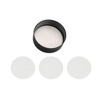 FILFEEL Watch Dial Pad Protector Set - 50-Piece Ultra-Thin Plastic Dial & Case Back Protective Sheets for Watch Repair - 60mm X 0.06mm Non-Damaging Film with Storage Box