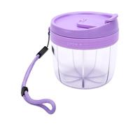 FILFEEL Weekly Tablet Organizer, Twist Open Transparent Case with Hand Strap for Travel