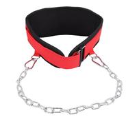 FILFEEL Weighted Pull Up Belt with -Duty Iron Chain - Ergonomic Lumbar-Support Dip Belt for Pull Ups, Dips & Strength Training - Skin-Friendly Breathable EVA Fitness Weight - for 26- (M)