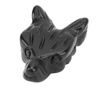 FILFEEL Wolf Head Shape Pendant - Hand-Carved Stone Wolf Statue Jewelry for Men and Women, Symbolic Nature-Inspired Necklace Decor, Lightweight Unisex Carved Animal Pendant Gift