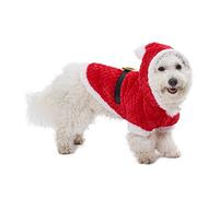 Filhome Santa Claus Dog Costume, Pet Cat Christmas Costume Hoodie Christmas Winter Coat Clothes Xmas Outfit Apparel (Santa Claus Dog Costume, XL)