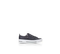 'Filician' Leather Trainers Moda In Pelle Black 5