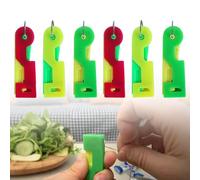 Fililogor Needle Threader 6pcs Automatic Needle Threaders, Random Colors Needle Threader Tool, Easy Automatic Needle Threader for Seniors, Hand Sewing, Beading, Sewing Machine (Random Colors)