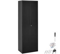 Filing Cabinet Magnetic Closure Adjustable Shelves Office Storage Organizer
