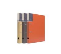 Filing Folder 3 Pcs A4 Perforated Loose-Leaf Binder PP Two-Hole File Folder Archive Information Organizer Booklet Office Supplies