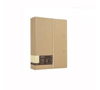 Filing Folder 3 Pcs A5A4 Foldable Folder Multifunctional Horizontal Writing Pad Business Information Organization Office Supplies(Bruin)