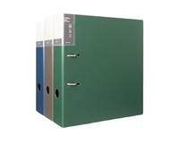 Filing Folder 3-piece A4 Perforated File Folder 2-Hole Data Sheet Detachable Archive Storage Office Supplies(Multi-Colored)