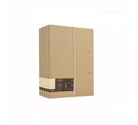 Filing Folder 5 Pcs A5A4 Foldable Folder Multifunctional Horizontal Writing Pad Business Information Organization Office Supplies(Bruin)