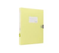 Filing Folder A4 File Archive Box 35mm Large Capacity Contract Folder Office Supplies Data Storage Office Supplies(Yellow)