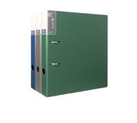 Filing Folder A4 Perforated File Folder 2-Hole Data Sheet Detachable Archive Storage 3 Pcs Office Supplies(Multi-Colored)