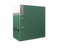 Filing Folder A4 Perforated File Folder 2-Hole Data Sheet Detachable Archive Storage 3 Pcs Office Supplies(Green)