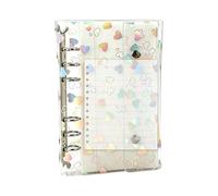 Filing Sleeves | Transparent PVC Refillable Universal | Transparent Protective Cover for Filing Notebook, for Journal, Daily Commuting, Business Travel and Office Files