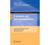 Filipe - E-business and Telecommunications 4th International Confere - X555z