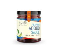 Filipino Adobo Sauce from RoniB’s Kitchen 190ml - Vegan Traditional Adobo Sauce Philippine Style Made with Soy Sauce, Cider Vinegar and Garlic