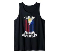 Filipino American Republican - Philippines USA Flag Combo Tank Top