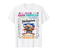 Filipino Asian American Heritage Kids Idea Philippines Flag T-Shirt
