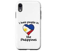 Filipino Flag Heart I Have People In the Philippines Case for iPhone XR