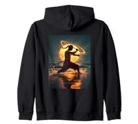 Filipino Martial Arts Arnis Eskrima Sunset Zip Hoodie