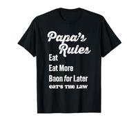 Filipino Papa’s Eat’s the Law Baon Rule Food Tradition Humor T-Shirt