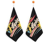 Filipino Proud Philippines Hand Towels Absorbent Microfiber Cleaning Cloths with Hanging Loop