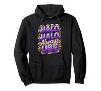 Filipino Ube Halo Purple Yam Shaved Ice Dessert Lover Pullover Hoodie