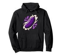 Filipino Ube Purple Yam Minimalist Silhouette Artisan Pullover Hoodie