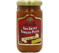 Filippo Berio Pesto, Red Pesto Sauce, Sun Dried Tomato Pasta Sauce, Bulk Pack of 6 x 190g