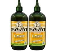 Filippo Berio Squeezable Classico Olive Oil 500ml - Easy-Pour Olive Oil, Ideal for Frying, Roasting & Everyday Use (Pack of 2)