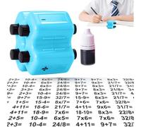 Fill in The Blank Educational Tool - Digital Roller Stamp | Digital Roller Stamp with Ink for Kids, an Engaging Way to Practice Addition, Subtraction, and Multiplication Daily