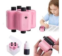 Fill in The Blank Educational Tool - Digital Roller Stamp | Digital Roller Stamp with Ink for Kids, an Engaging Way to Practice Addition, Subtraction, and Multiplication Daily