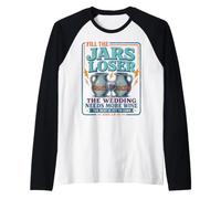 Fill The Jars Loser Making Water to Wine Funny Christian Raglan Baseball Tee