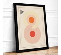 Fill the Void Minimalist Framed Wall Art Print A4 (29.7×21cm) Black, Wall Decor for Living Room, Bedroom, Office & Home, Ready to Hang, Art Gift