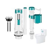 Fill Valve Toilet Repair Kit - Portable Adjustable Component Set, Water Control Replacement System Enhances Flush Stability Durable Plumbing Fix Solution Easy Install Design | Home Bathroom Washroom H