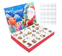 Fill Your Own Boxes, Boxes to Fill Countdown 24 Days Box Diys Empty Candy Box, Kids 2024 to Fill Chocolate, Candies, Toy, Present