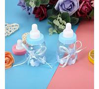 Fillable Bottle,24Pcs Fillable Bottles Sweet Candy Box Gift for Baby Shower Party Decorations(blue)