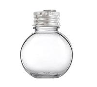 Fillable Christmas Bulbs - Custom Christmas Bulbs, Personalized Christmas Bulbs | 50ml Portable Pendant Ball, Multipurpose Clear Ornaments Balls, Novelty Holiday Decoration for Christmas Trees