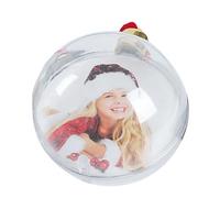 Fillable Christmas Ornaments - Christmas Bauble Ornaments, Decorative Transparent Picture Frame, Small Photo Frame for Festival Decoration, Portable Dangling Ornaments for the Wall