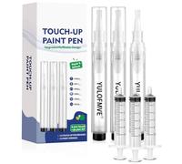 Fillable Touch Up Paint Pen Brush, 3 Pcs Paint Pen for Wall Touch Up, Refillable Paint Pens for Walls, Wood Floors, Cabinets, Windows, Doors (6)