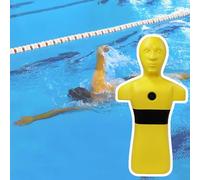 Fillable Water Rescue Training Manikin, Drowning Prevention Dummy for Lifeguard & Firefighter Drills, 3 Rapid Drainage Holes for Pool Beach