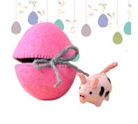 Filled Easter Eggs - Surprise Toy Candy Containers for Holiday Egg Hunts | Shell Set with Preloaded Treats, Bright Color Mix, Reusable Storage Capsules for Kids Celebration Games