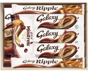 Filled with Galaxy Smooth Milk Chocolates, Minstrels, Ripple | Perfect For All