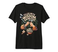 Filled with Wisdom, Knowledge, and Skill. Exodus 31:3-5 Premium T-Shirt