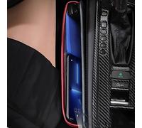 Filler Organizer, Car Filler Car Storage With Premium PU Leather Console Catcher Organizer For Storage Box Between Front (Black)