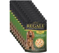 Fillets in Jelly 100g x Pack of 10 - Chicken Breast with Rice & Veg - Packed With Juicy Chicken Breast Fillets and Delicious Rice and Vegetables - 100% Natural Ingredients