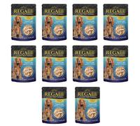 Fillets in Jelly 100g x Pack of 10 - Tuna Loin With Rice & Mackerel - Give Your Pooch the Royal Treatment - Packed With Delicious Tuna Fillets and 100% Natural Ingredients